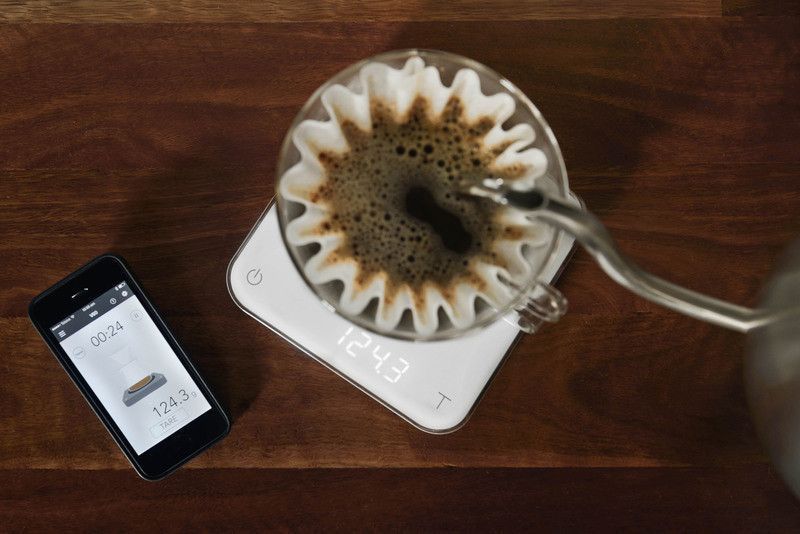 Ваги для кави Acaia Pearl White з таймером для кав'ярні електронні професійні білі AP007 фото