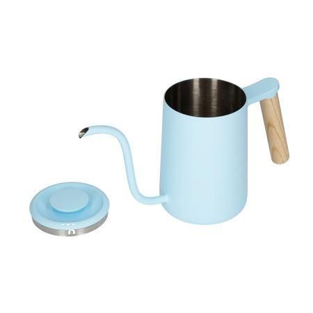 Чайник для кави Timemore Fish Youth Blue, 600 мл, заварювальний, для фільтр кави, з тонким носиком 300225 фото