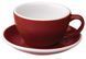 Чашка и блюдце для латте Loveramics Egg Caf&eacute; Latte Cup & Saucer, Red, 300 мл C088-09BRE фото