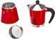 Гейзерна кавоварка Bialetti Rainbow Red  на три чашки 130 мл із алюмінію 0009014/C фото 6
