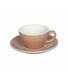 Чашка і блюдце для з молоком Loveramics Egg Flat White, 150 мл, Rose C088-129BRO фото 1