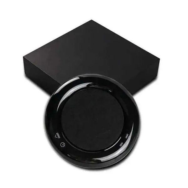 Весы кофейные с таймером Nano Smart Round Scale, с usb зарядкой электронные, круглые, для кофейни, настольные 15883 фото