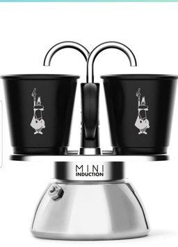 Гейзерна кавоварка Bialetti Induction Mini Black, 90 мл 0007310 фото