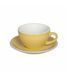 Чашка и блюдце для капучино Loveramics Egg Cappuccino Cup & Saucer, 200 мл, Butter Cup C088-123BBC фото 1