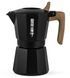 Гейзерна кавоварка мока алюмінієва MHW-3BOMBER Double Valve Moka Pot 4 cup Чорна, 180 мл, на 4 порції M5888B фото 1