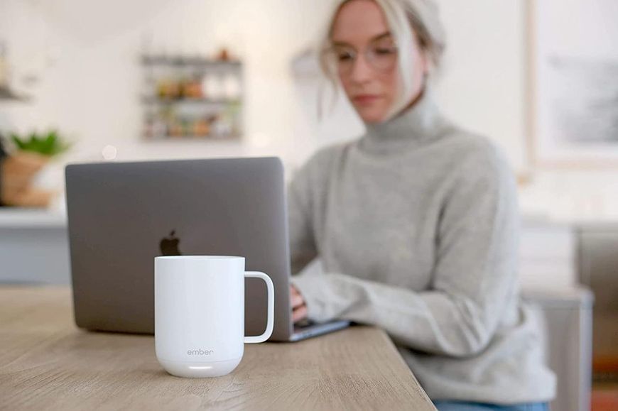 copy_Ember умная кружка Temperature Control Smart Mug 2, 414 мл c контролем температуры, с подогревом, смарт кружка Белый B0CMJQZ5PL фото