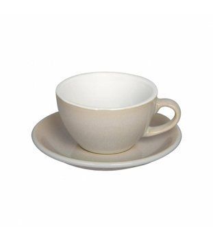 Чашка и блюдце для капучино Loveramics Egg Cappuccino Cup & Saucer, 200 мл, Ivory C088-119BIV фото