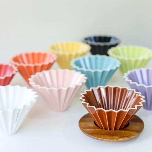 Пуровер порцеляновий Origami Dripper M Green Зелений, 99301067 99301067 фото