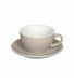Чашка і блюдце для капучіно Loveramics Egg Cappuccino Cup & Saucer, 200 мл, Ivory C088-119BIV фото 1