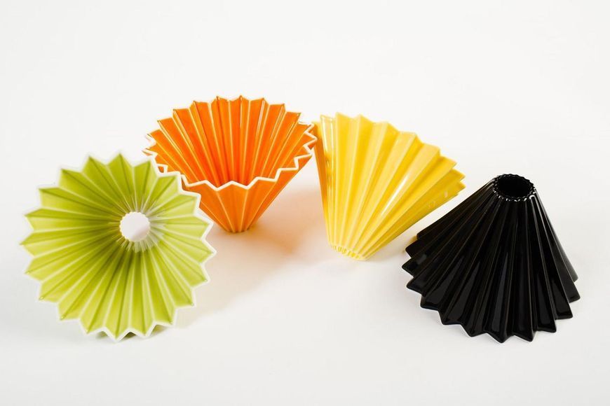 Пуровер порцеляновий Origami Dripper M Green Зелений, 99301067 99301067 фото