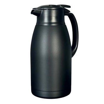 Термос из нержавейки Zojirushi SH-HL19C 1.9 л черный с кнопкой матовый для чая 1292 фото