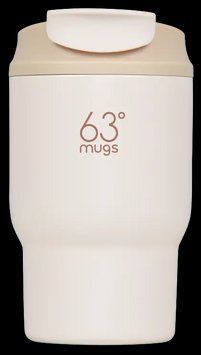 Термокружка 360 мл 63mugs Driver Beige для автомобилиста 1063-bege фото