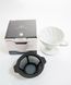 Пуровер воронка v60 02 Hario для приготовления фильтр кофе, с многоразовым фильтром, керамика, Белый, 400 мл PDC-02-W фото 4