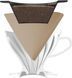 Пуровер воронка v60 02 Hario для приготовления фильтр кофе, с многоразовым фильтром, керамика, Белый, 400 мл PDC-02-W фото 5