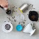 Пуровер воронка v60 02 Hario для приготовления фильтр кофе, с многоразовым фильтром, керамика, Белый, 400 мл PDC-02-W фото 7
