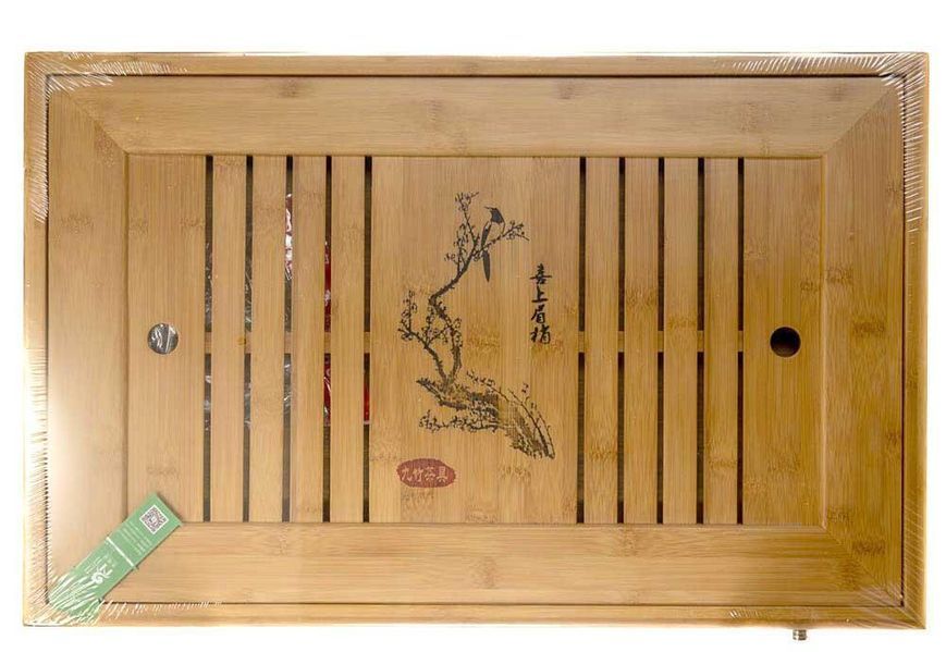 Дошка Чабань для чаю бамбукова Сорока, 41 см * 61 см * 6 см, Стіл для чайної церемонії бамбук, для пуеру Ch-DJ06 фото