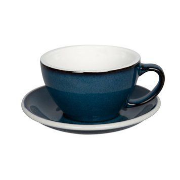 Чашка и блюдце для латте Loveramics Egg Caf&eacute; Latte Cup & Saucer, Night Sky, 300 мл C088-09BLE фото