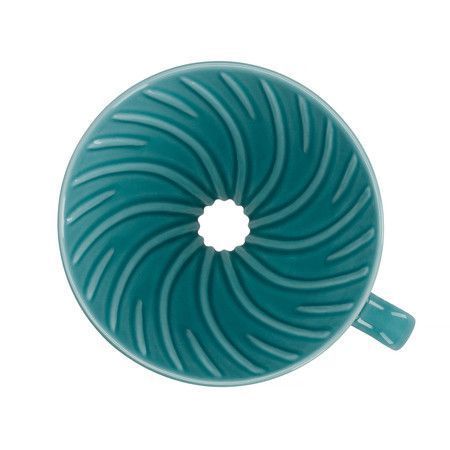 Керамічна воронка Hario V60 02 Turquoise для кави, Бірюзова, 400 мл 3VDC-02-TQ-UEX фото