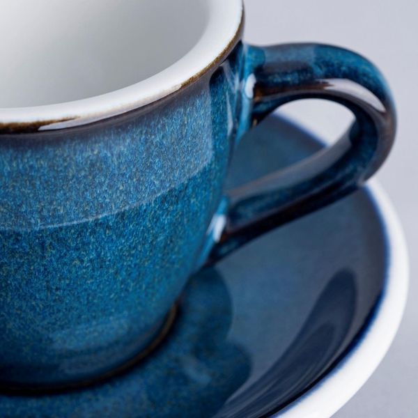 Чашка и блюдце для латте Loveramics Egg Caf&eacute; Latte Cup & Saucer, Night Sky, 300 мл C088-09BLE фото