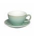 Чашка и блюдце для латте Loveramics Egg Caf&eacute; Latte Cup & Saucer, 300 мл, Basil C088-110BBI фото 1