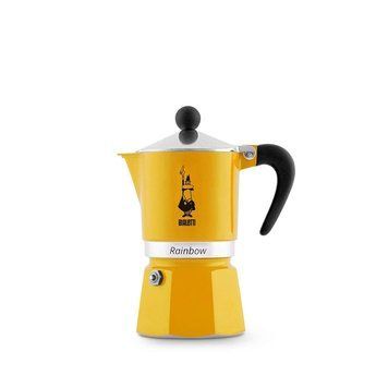 Гейзерна кавоварка Bialetti Rainbow Жовта (6 чашок - 270 мл) 0004983/NP фото