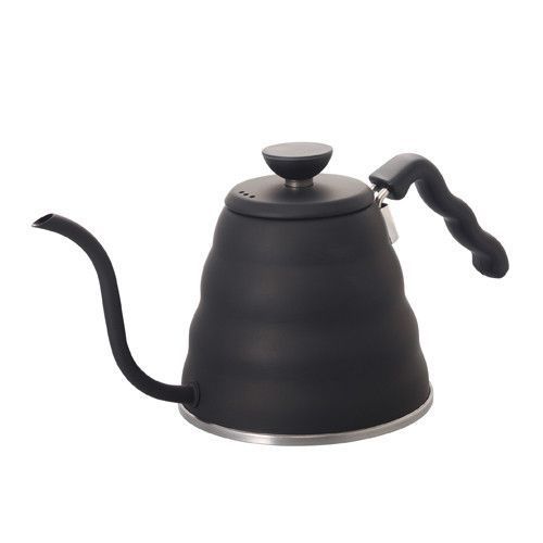 Чайник для фильтр кофе Hario V60 Buono VKB-120MB для варки фильтр кофе Черный из нержавеющей стали Черный VKB-120MB фото