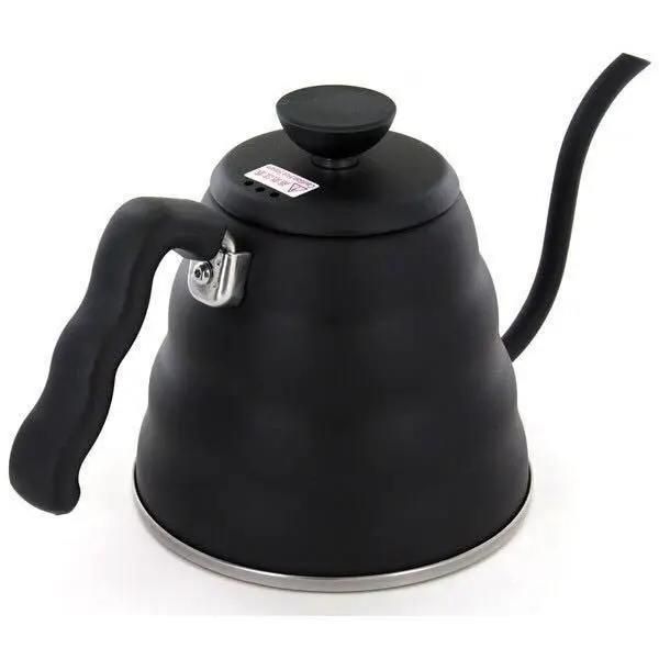 Чайник для фильтр кофе Hario V60 Buono VKB-120MB для варки фильтр кофе Черный из нержавеющей стали Черный VKB-120MB фото