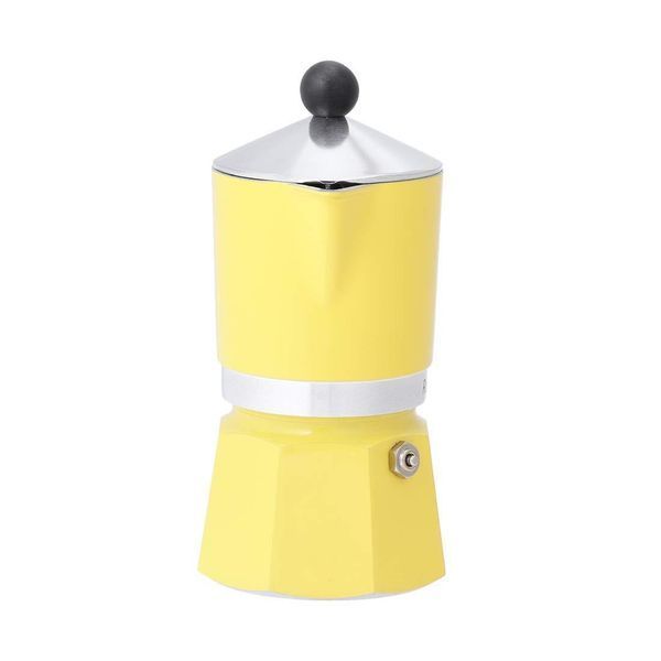 Гейзерная кофеварка Bialetti Rainbow Желтая (6 чашек - 270 мл) 0004983/NP фото