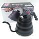 Чайник для фильтр кофе Hario V60 Buono VKB-120MB для варки фильтр кофе Черный из нержавеющей стали Черный VKB-120MB фото 6