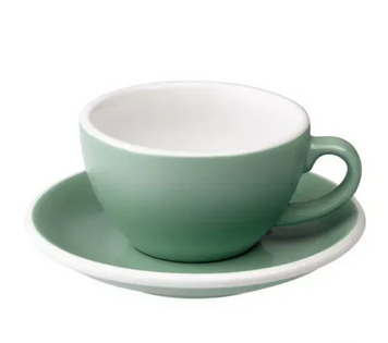 Чашка и блюдце для капучино Loveramics Egg Cappuccino Cup & Saucer Mint, 200 мл C0098-200MN фото