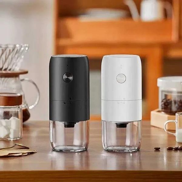 Электрическая кофемолка Xiaomi для приготовления кофе v60 с аккумулятором и керамическими жерновами для дома KMDJ-2AWW фото
