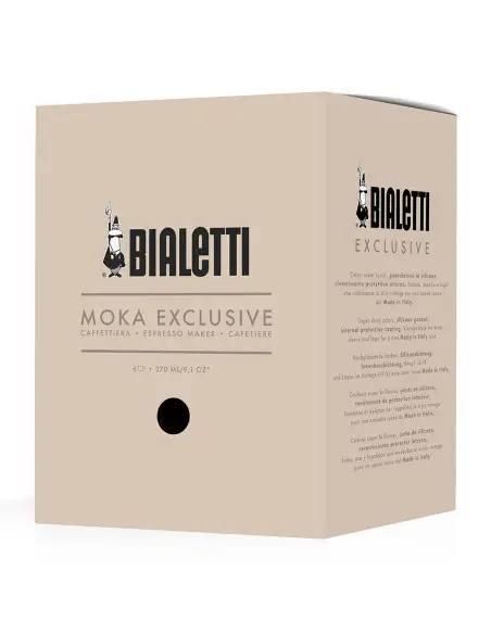 Гейзерная кофеварка Bialetti Moka Express Exclusive Black (6 чашек - 270 мл) 9066 фото