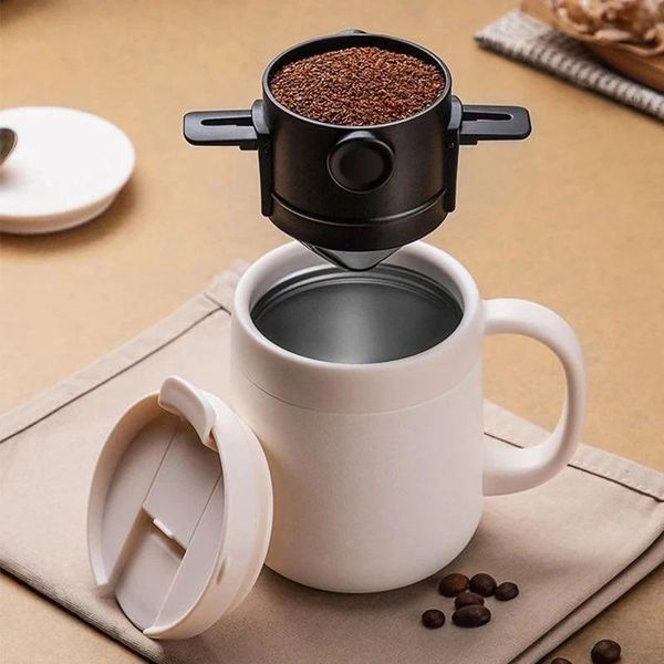 Воронка для кави, пуровер v60 багаторазовий 200 мл, dripper PRV-02 фото