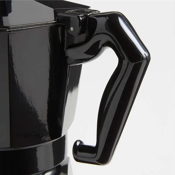 Гейзерная кофеварка Bialetti Moka Express Exclusive Black (6 чашек - 270 мл) 9066 фото