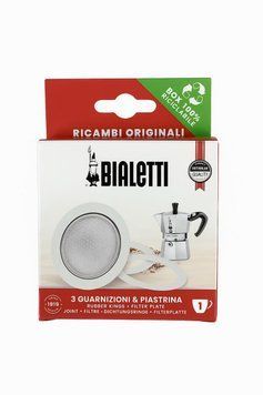 Ремкомплект для гейзерної кавоварки Bialetti Moka Express на 1 чашку 18492 фото