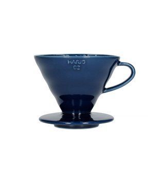 Керамический пуровер Hario V60 02 Indigo для заваривания кофе, 400 мл VDC-02-IBU-UEX фото