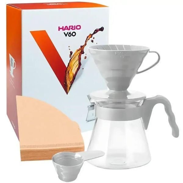 Набір для приготування кави Hario VCSD-02-PGR настольний V60, 400 мл VCSD-02-PGR фото