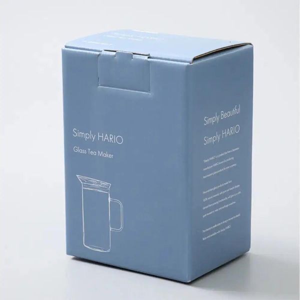 Японський чайний заварник Hario Glass Tea Maker S-GTM-40-T, 400 мл з ситечком S-GTM-40-T фото