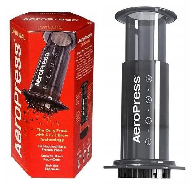 Аеропрес для заварювання фільтр кави ручна кавоварка Aeropress Inc. (Оригінал, США) 85R11 фото