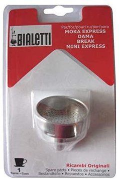 Воронка для гейзерной кофеварки bialetti, 60 мл,1 чашка, фильтр-воронка bialetti funnel для кофеварок bialetti 800101 фото