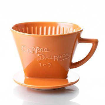 Пуровер Cafec Arita Ware Dripper 102, Оранжевий 15876 фото