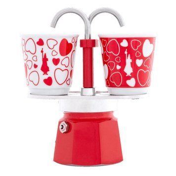 Набір для кави на 2 персони подарунковий Bialetti Set Cuore для любителів кави 6380 фото