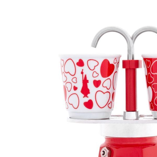Набор для кофе на 2 персоны подарочный Bialetti Set Cuore для любителей кофе 6380 фото