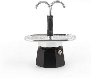 Гейзерна кавоварка Bialetti Express Mini Black 90 мл 1285 фото