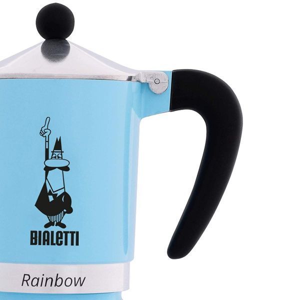 Гейзерная кофеварка Bialetti Blue Rainbow 150 мл на три порции 0005042/NP фото