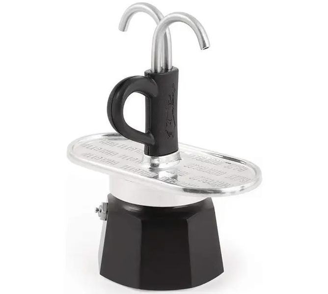 Гейзерна кавоварка Bialetti Express Mini Black 90 мл 1285 фото