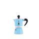 Гейзерная кофеварка Bialetti Blue Rainbow 150 мл на три порции 0005042/NP фото 1