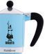 Гейзерная кофеварка Bialetti Blue Rainbow 150 мл на три порции 0005042/NP фото 2