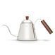 Чайник заварочный для кофе Cafec Tsubame Wood 1 л из нержавеющей стали с тонким носиком для бариста TMW-1000 фото 1