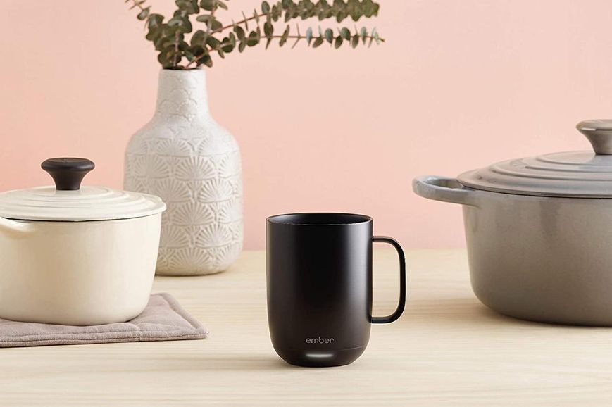 Ember smart mug Gen 1 тревел кружка розумна 414 мл Чорна з підігрівом і контролем температури B0CMJQZ5PL фото